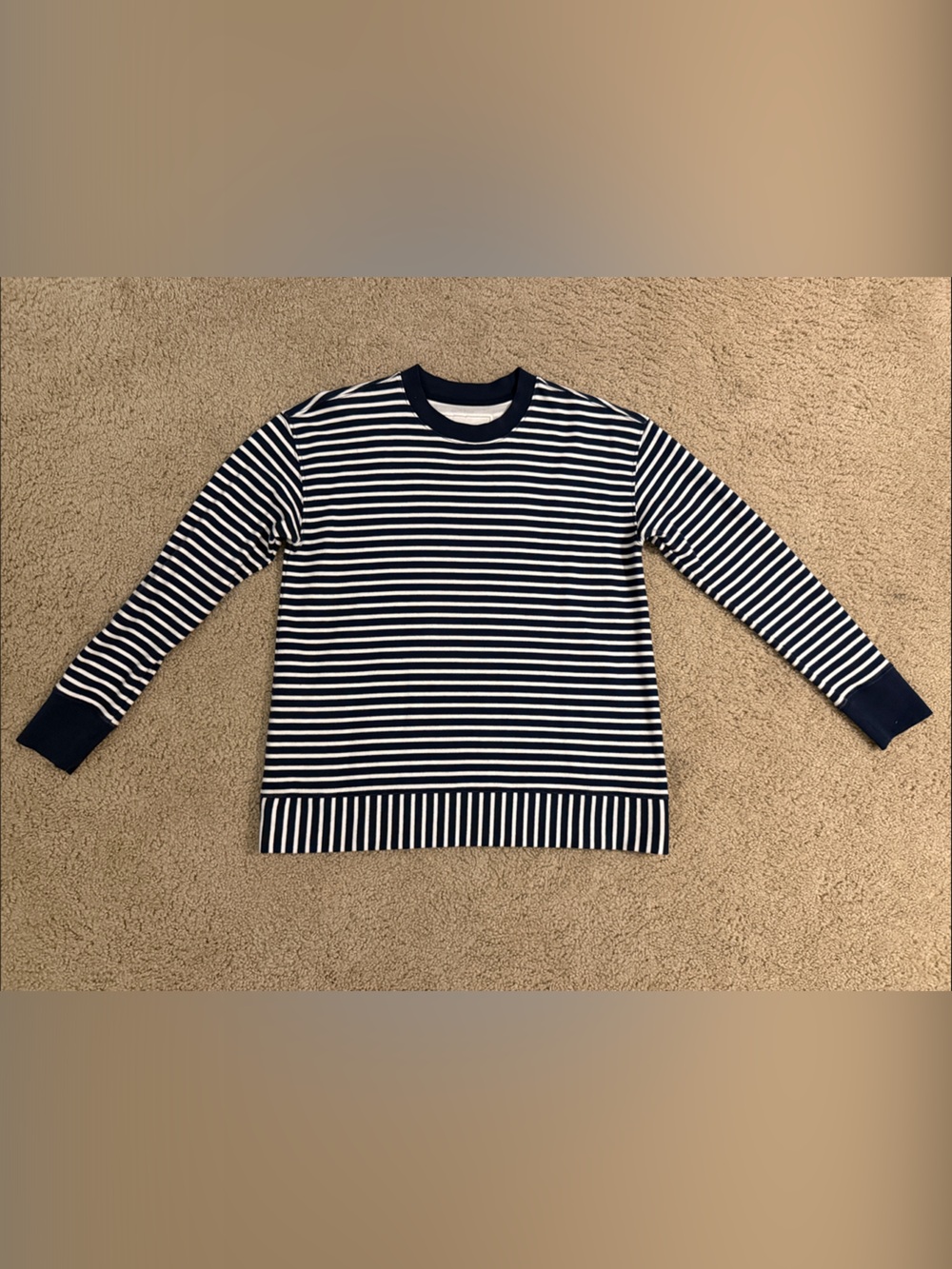 Alice Walk navy and white striped pullover